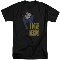 DC Comics - Mens I Love Nerds Tall T-Shirt