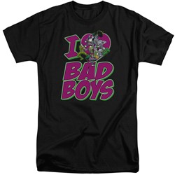 DC Comics - Mens I Heart Bad Boys Tall T-Shirt
