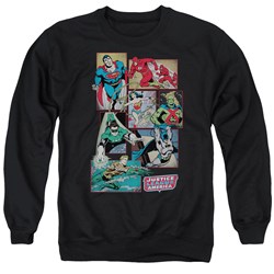 DC Comics - Mens Justice League Boxes Sweater