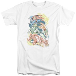 DC Comics - Mens Halftone League Tall T-Shirt