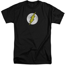 DC Comics - Mens Flash Logo Distressed Tall T-Shirt