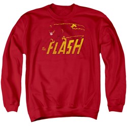 DC Comics - Mens Flash Speed Distressed Sweater