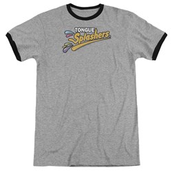 Dubble Bubble - Mens Tongue Splashers Logo Ringer T-Shirt