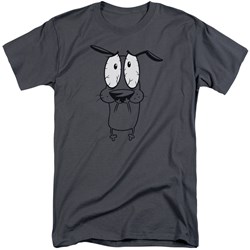 Courage The Cowardly Dog - Mens Scared Tall T-Shirt