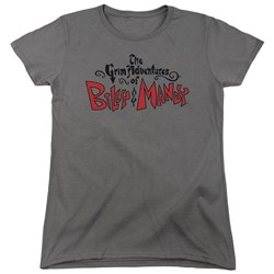 Grim Adventures Of Billy And Mandy - Womens Grim Logo T-Shirt