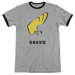 Johnny Bravo - Mens Johnny Hair Ringer T-Shirt