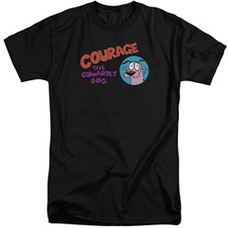 Courage The Cowardly Dog - Mens Courage Logo Tall T-Shirt