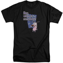 Courage - Mens Where Is Everybody Tall T-Shirt