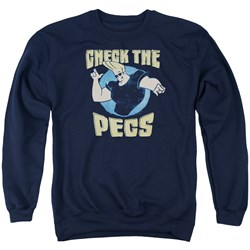 Johnny Bravo - Mens Check The Pects Sweater