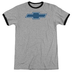 Chevrolet - Mens Simple Vintage Bowtie Ringer T-Shirt