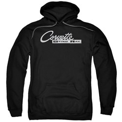Chevrolet - Mens Chrome Stingray Logo Pullover Hoodie