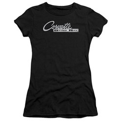 Chevrolet - Juniors Chrome Stingray Logo T-Shirt