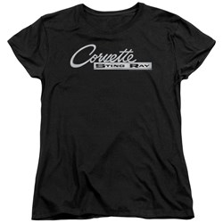 Chevrolet - Womens Chrome Stingray Logo T-Shirt