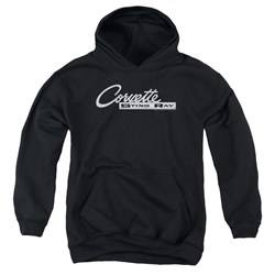 Chevrolet - Youth Chrome Stingray Logo Pullover Hoodie