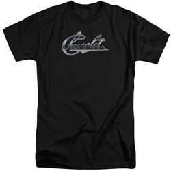 Chevrolet - Mens Chrome Vintage Chevy Bowtie Tall T-Shirt