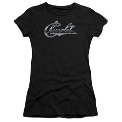Chevrolet - Juniors Chrome Vintage Chevy Bowtie T-Shirt