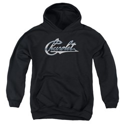 Chevrolet - Youth Chrome Vintage Chevy Bowtie Pullover Hoodie