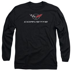 Chevrolet - Mens Corvette Modern Emblem Long Sleeve T-Shirt