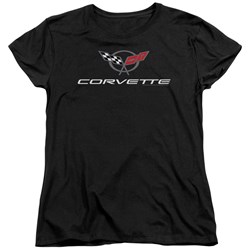 Chevrolet - Womens Corvette Modern Emblem T-Shirt