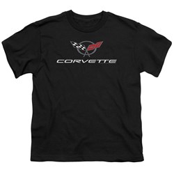 Chevrolet - Big Boys Corvette Modern Emblem T-Shirt