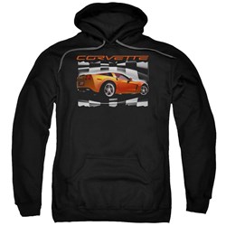 Chevrolet - Mens Orange Z06 Vette Pullover Hoodie