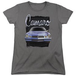 Chevrolet - Womens Yellow Camaro T-Shirt