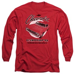 Chevrolet - Mens Retro Camaro Long Sleeve T-Shirt