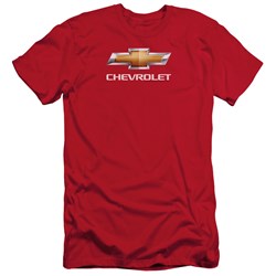 Chevrolet - Mens Chevy Bowtie Stacked Slim Fit T-Shirt