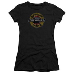 Chevrolet - Juniors Genuine Chevy Parts Distressed Sign T-Shirt
