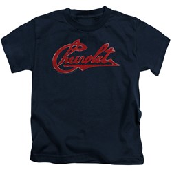Chevrolet - Little Boys Chevrolet Script Distressed T-Shirt