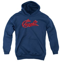Chevrolet - Youth Chevrolet Script Distressed Pullover Hoodie