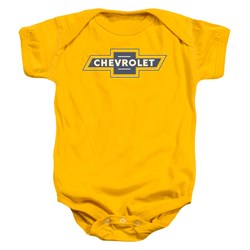 Chevrolet - Toddler Blue And Gold Vintage Bowtie Onesie