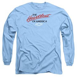 Chevrolet - Mens Heartbeat Of America Long Sleeve T-Shirt