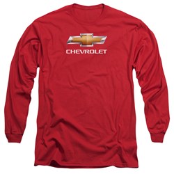 Chevrolet - Mens Chevy Bowtie Stacked Long Sleeve T-Shirt