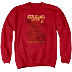 Star Trek - Mens Red Shirt Tour Sweater