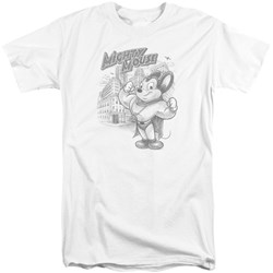 Mighty Mouse - Mens Protect And Serve Tall T-Shirt