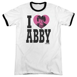 Ncis - Mens I Heart Abby Ringer T-Shirt