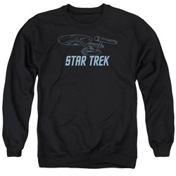 Star Trek - Mens Enterprise Outline Sweater