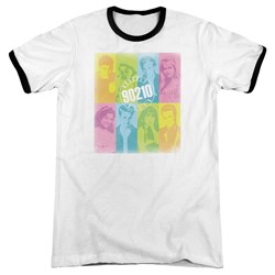 90210 - Mens Color Block Of Friends Ringer T-Shirt