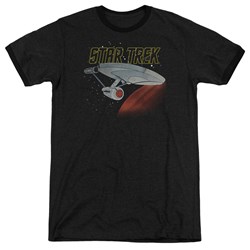 Star Trek - Mens Retro Enterprise Ringer T-Shirt
