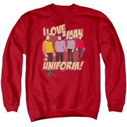 Star Trek - Mens Man In Uniform Sweater