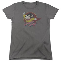 Mighty Mouse - Womens Mighty Circle T-Shirt