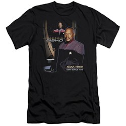 Star Trek - Mens Captain Sisko Slim Fit T-Shirt