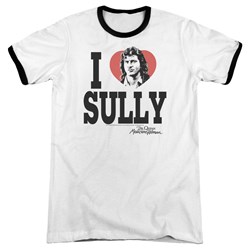 Dr.Quinn - Mens I Heart Sully Ringer T-Shirt