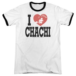 Happy Days - Mens I Heart Chachi Ringer T-Shirt