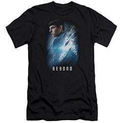 Star Trek Beyond - Mens Spock Poster Premium Slim Fit T-Shirt