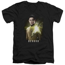 Star Trek Beyond - Mens Sulu Poster V-Neck T-Shirt
