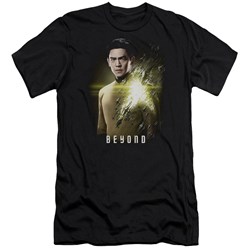 Star Trek Beyond - Mens Sulu Poster Premium Slim Fit T-Shirt