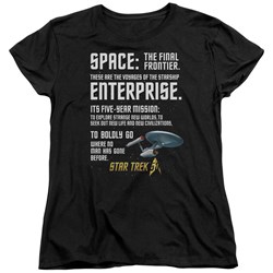 Star Trek - Womens Intro T-Shirt