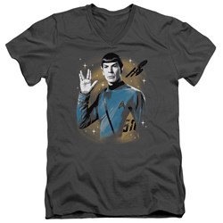 Star Trek - Mens Space Prosper V-Neck T-Shirt